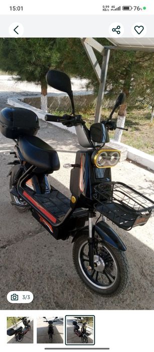 skyter sotiladi 72 v 20 a 6000 km yurgan 75 km yuradi 1 ta zaryadda