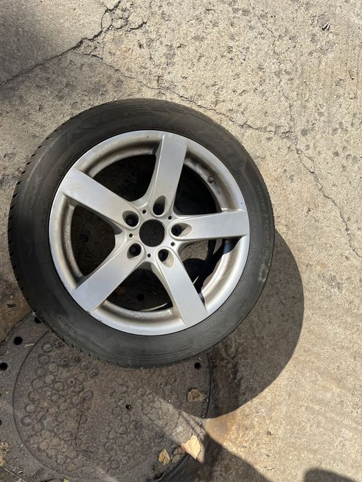 Jante 4 bucati + anvelope de iarna 225 50 17, BMW x1, seria 1, seria 3