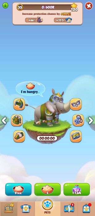 COIN MASTER Personal account, High level 333 Village, Pet high level