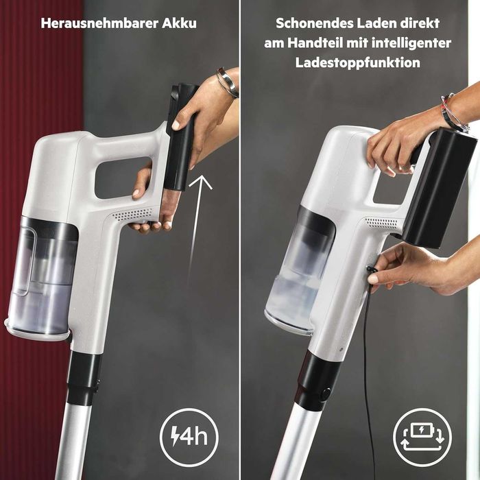 Вертикална прахосмукачка AEG Serie 6000 AP61HB21SH (Бяла)