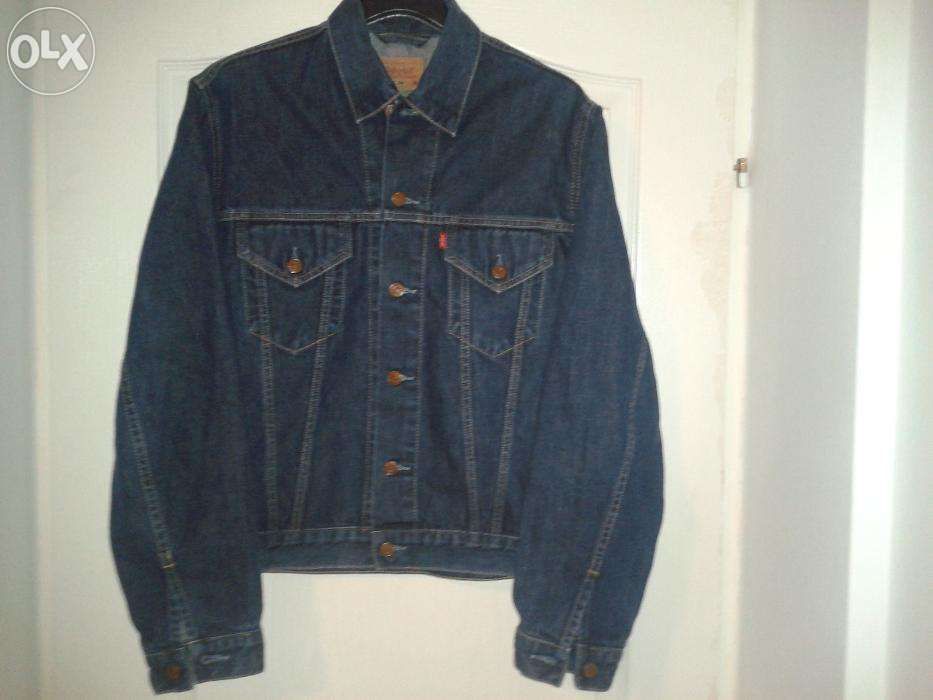 Geaca de blugi barbat,originala Levi's Strauss,ocazie unica,super pret