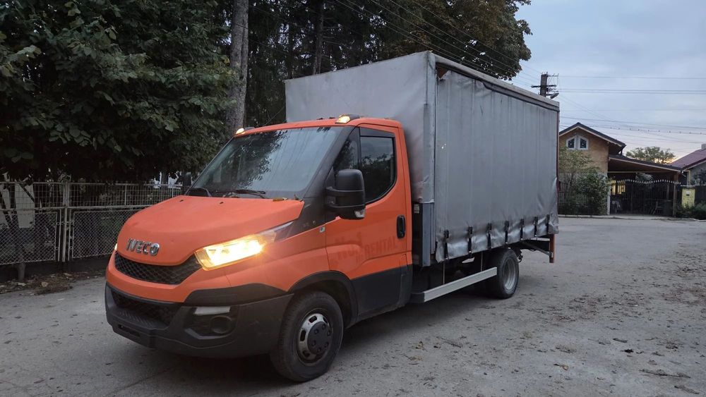 Iveco Daily 35-150 cu prelata si lift, cat B,  posibilitate leasing Stare foarte buna de functionare