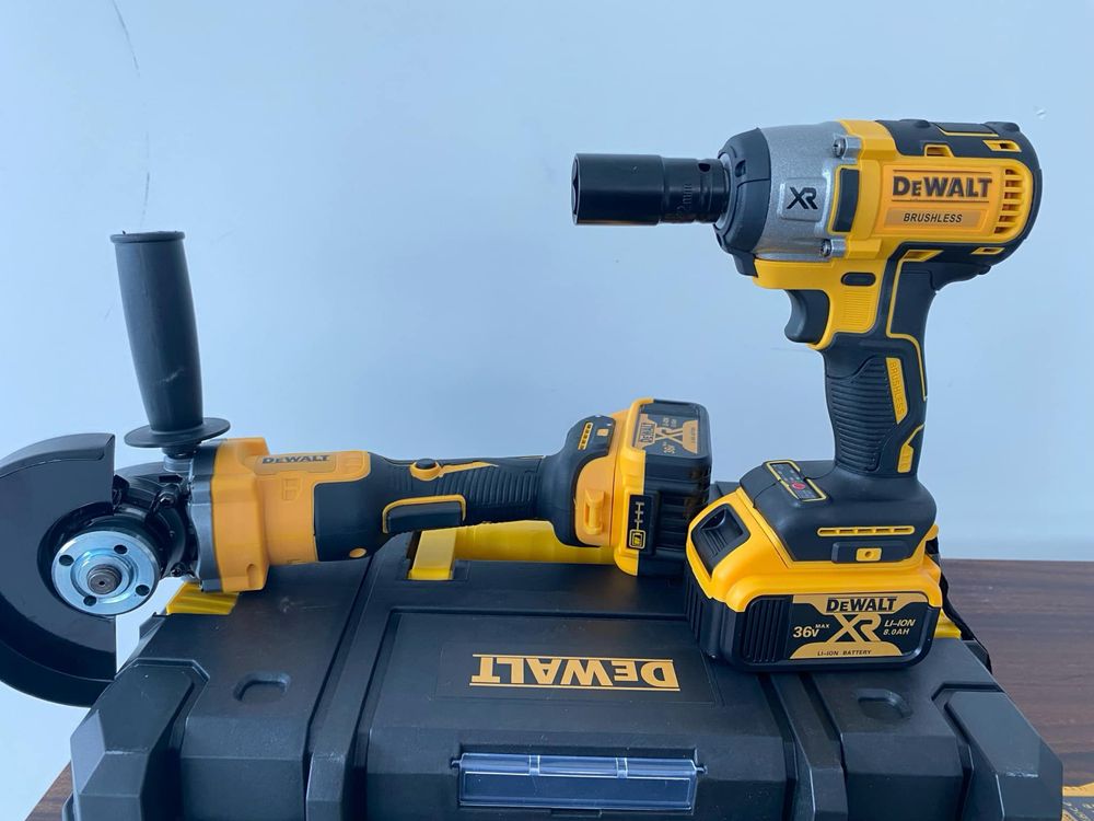 2в1 Акумулаторен Ъглошлайф и Гайковерт Девалт Dewalt 18V,36