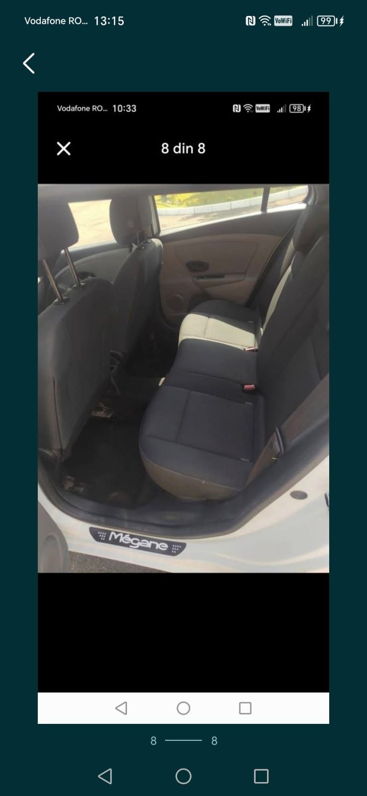 Vând Renault Megane 3,an 2012, euro 5, motor 1.5 diesel