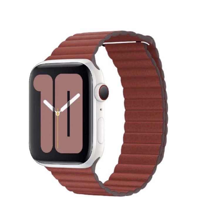 Curea Piele Sintetica Magnetica Incarcator Ceas Apple Watch Iphone 15