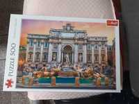 Puzzle 500   premium quality, 48×34 cm   Trefl,  Fontana di Trevi,Roma