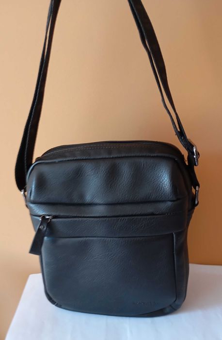 Чанта за мъже Lanetti. Черен. Нов.