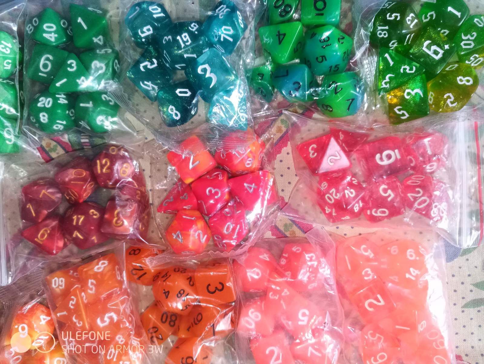 Комплект зарове за D&D – хвърли съдбата си!