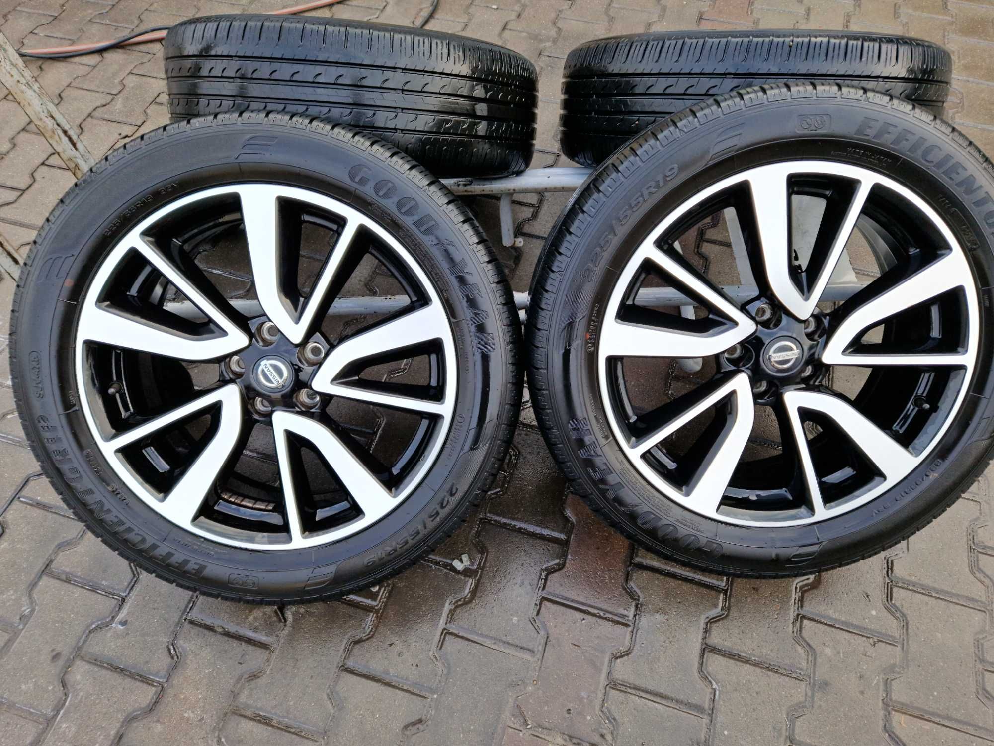 Jante Nissan X Trail Renault Koleos Anvelope Vara Goodyear 225 55 19