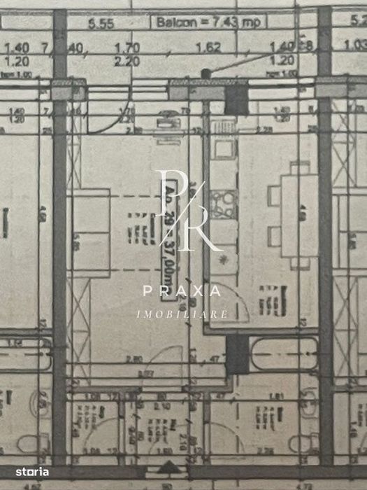 Apartament 2 camere de vanzare semifinisat, parcare subterana!