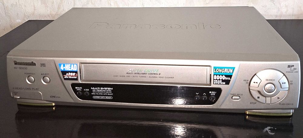 Panasonic NV-SD530AM VHS Stereo 4 Головки Bидеомагнитофон в Коробке