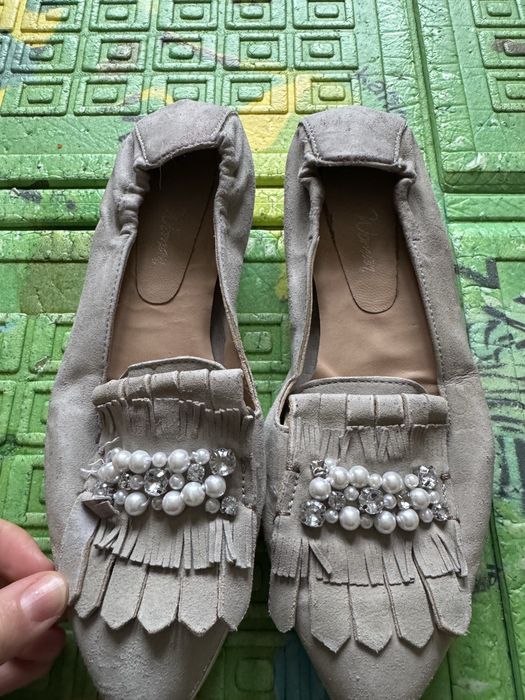 Vand mocasini din piele