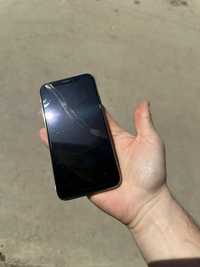 Iphone x negru 64 gb display fisurat