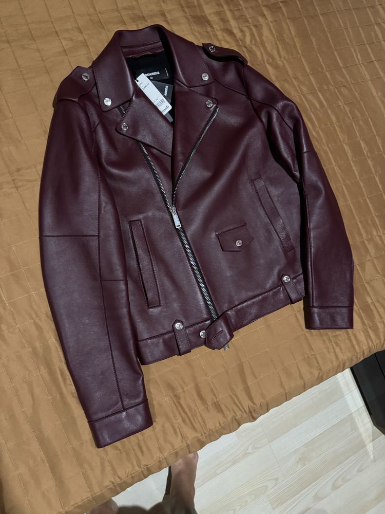 geaca dsquared piele originala