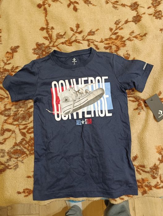 Тениска с къс ръкав converse 128-140