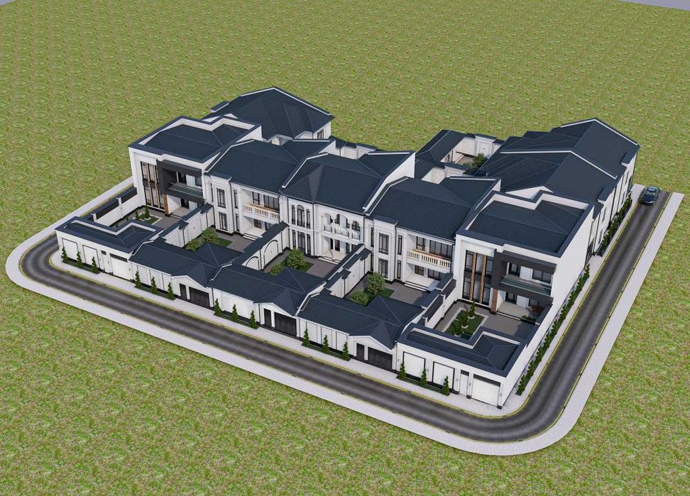 Продается 3х коттедж Юнусабадский р-н Махалля Тутзор  Кирпич, коробка