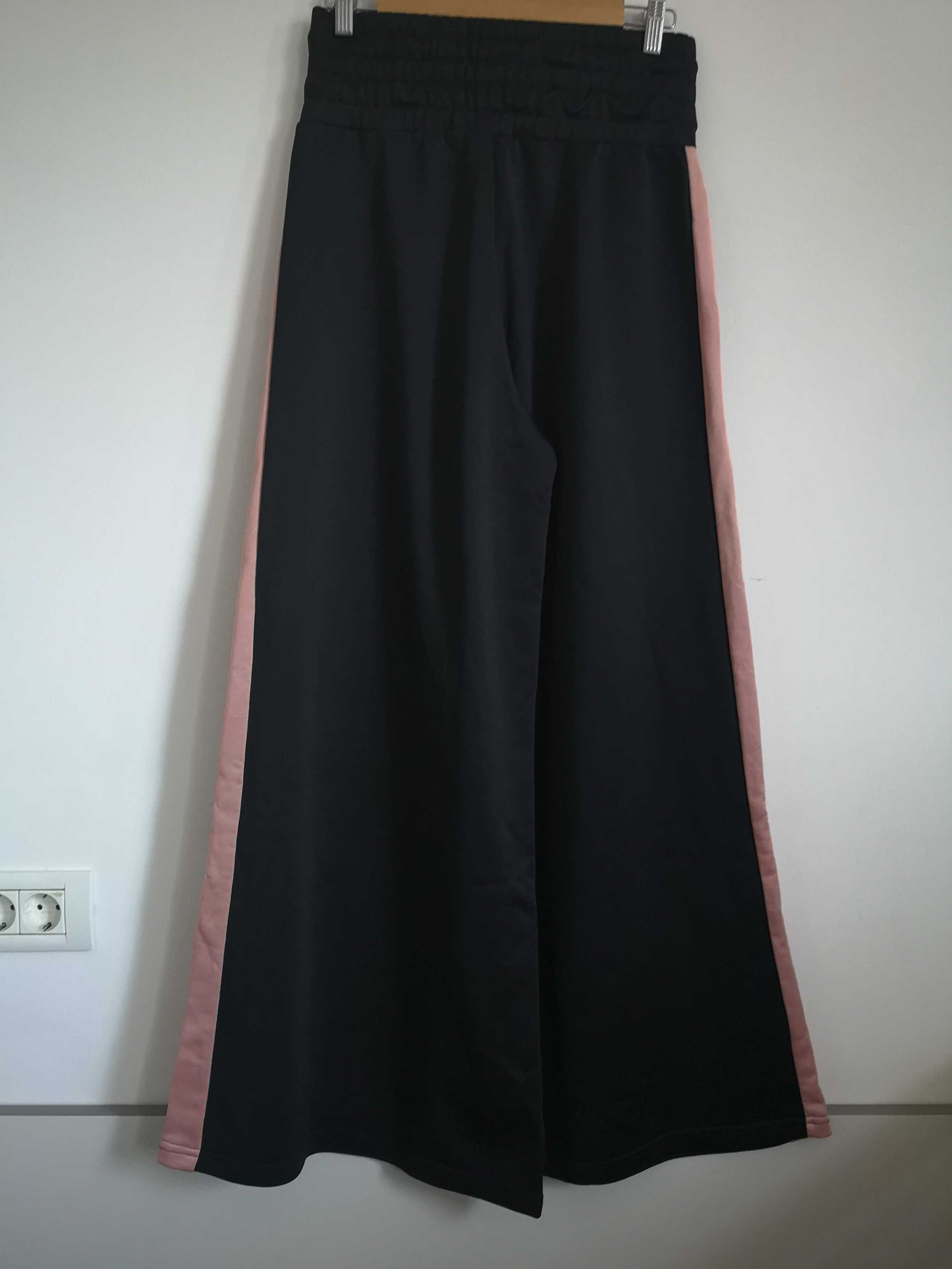 pantaloni trening largi wide leg culotte Puma