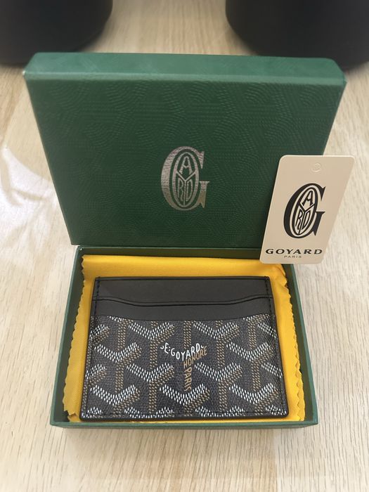 ПРОМОЦИЯ! Goyard черен Cardholder Чисто Нов