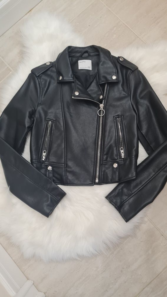 Кожено яке. Bershka
