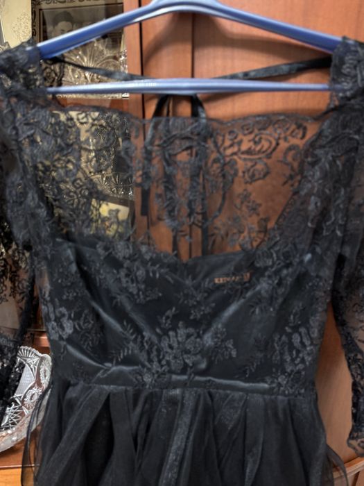 Платье вечернее черное