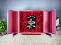 Кутия със 30 рози подарък за Свети Валентин, 8 март, годишнина и т.н.