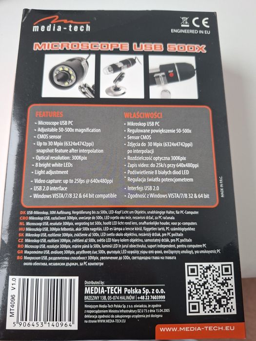 Microscop USB 500x Media-tech