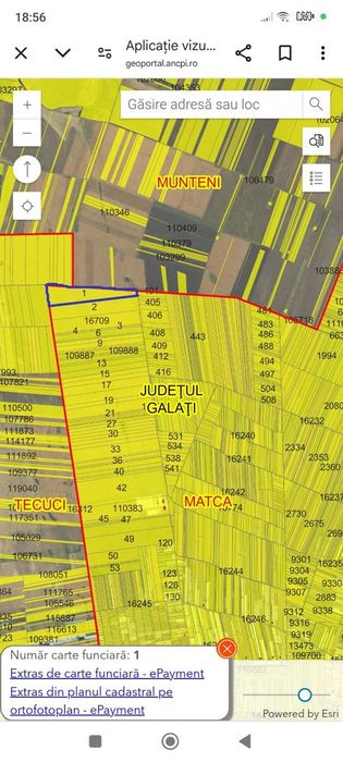 Teren extravilan de vânzare – Matca, 10 hectare