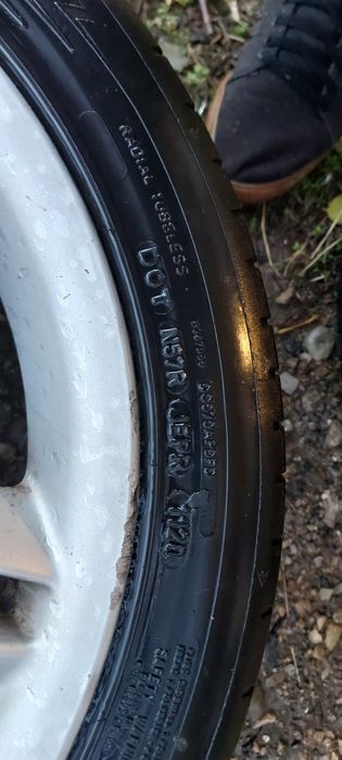 Джанти Seat Starfish 17' 5х100 с летни гуми Dunlop dot 2020