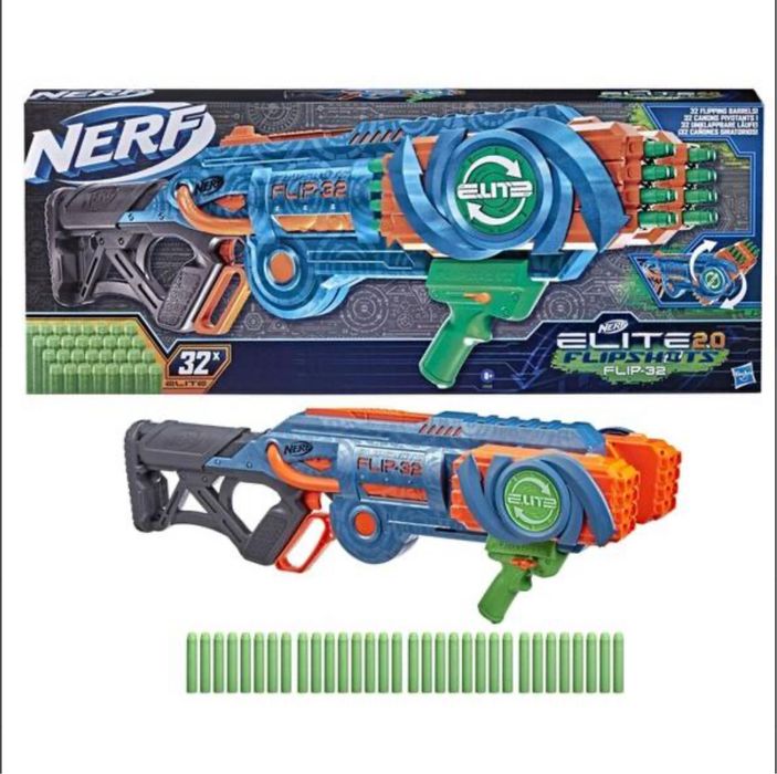 Nerf ELITE 2.0 FLIPSHOTS FLIP-32, 32 de proiectile