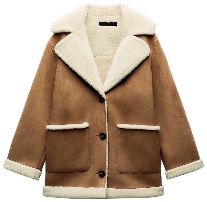 Женская дубленка из Zara