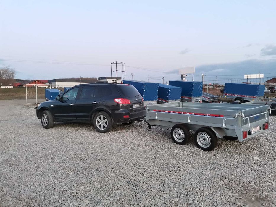 Remorca Auto Dublu Ax Repo Mono Ax  Transport Auto Moto Atv 750 Kg MMA