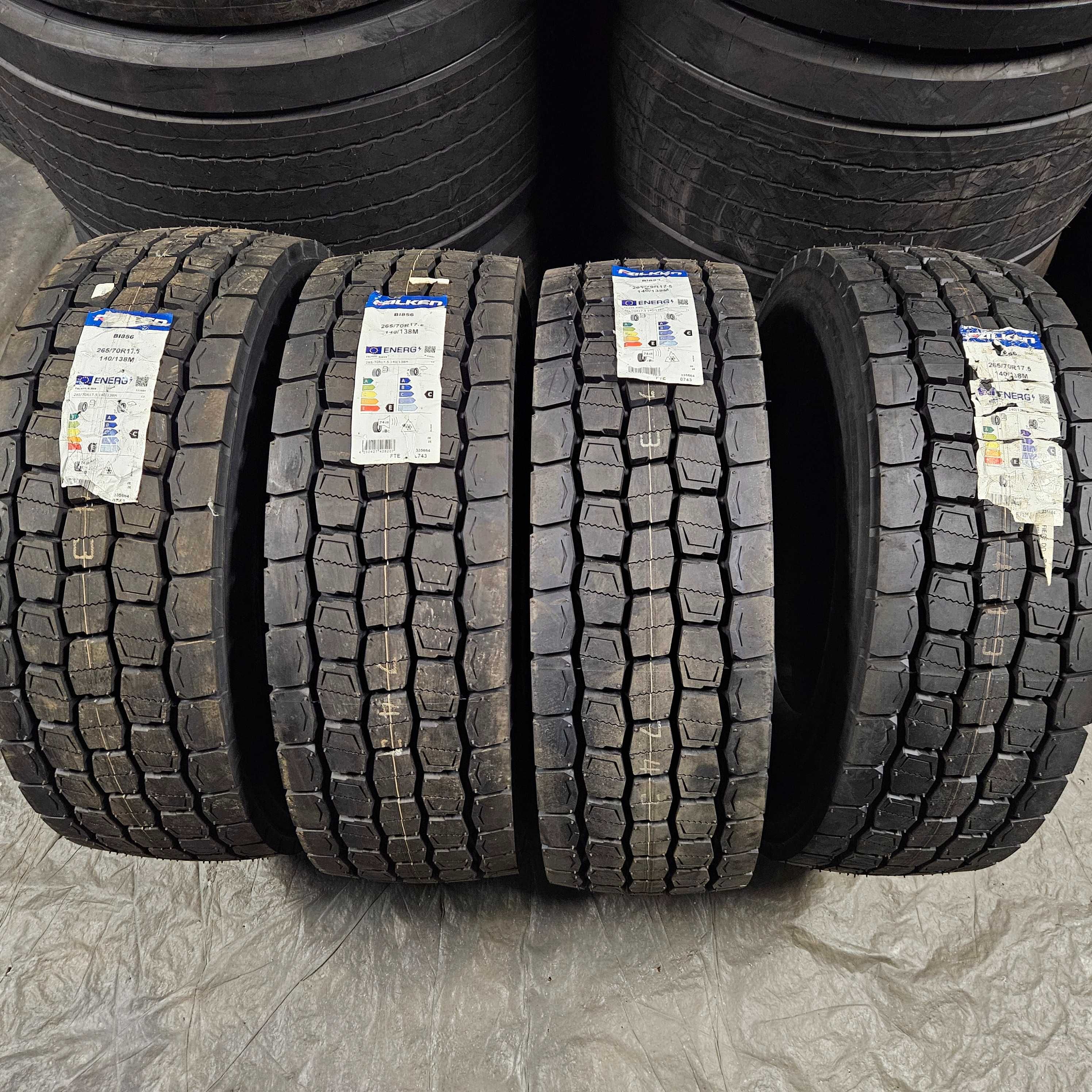 4 Нови тежкотоварни гуми 265/70 R17.5 Falken BI856 140/138M M+S Japan