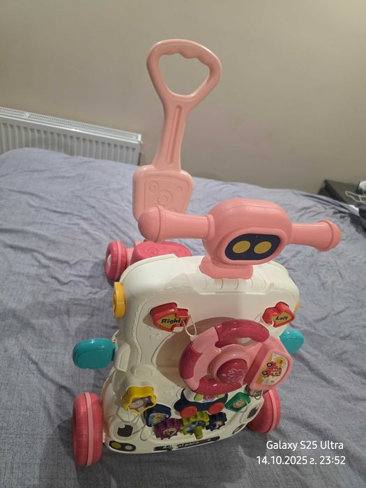 Интерактивна проходилка 6 в 1 с волан Activity Walker