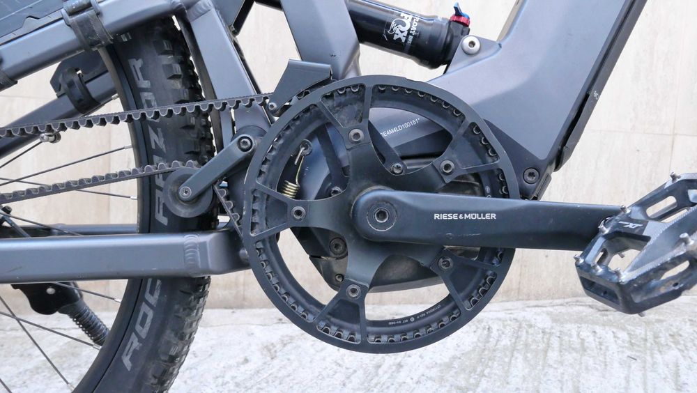 Riese & Muller Delite GT Rohloff Е14, 27.5, ремък, FOX, Bosch CX 45км