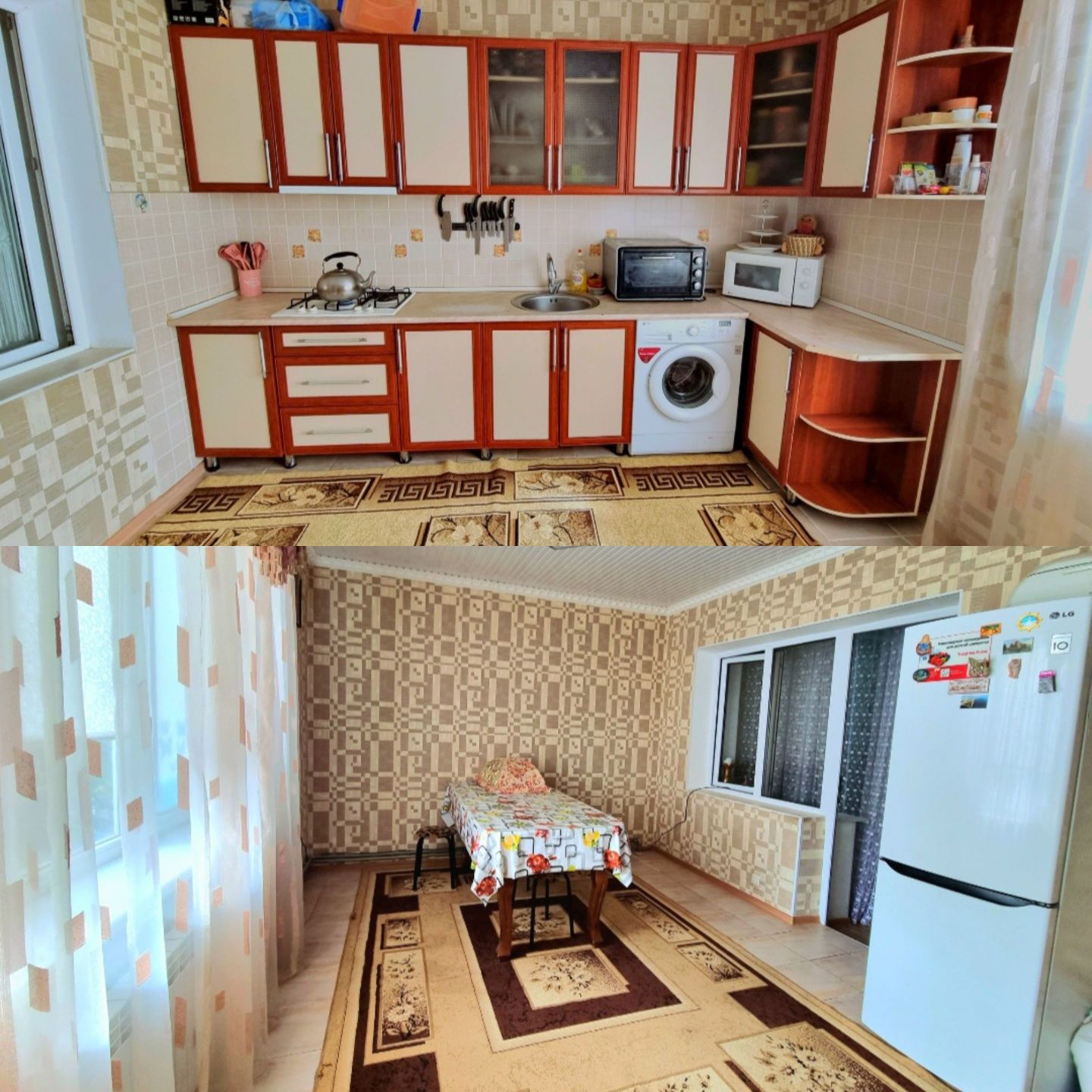 Квартира 3х комнатная в Акбулыме