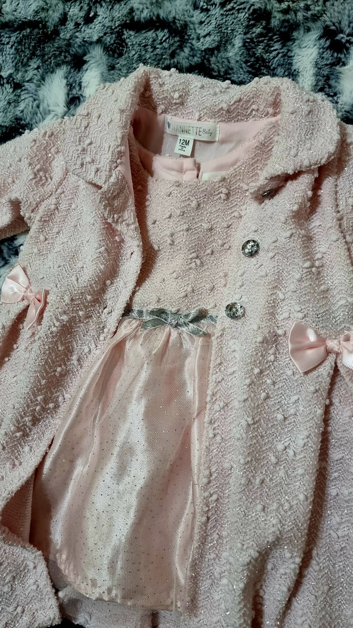 Pardesiu și rochita fetite 1 an