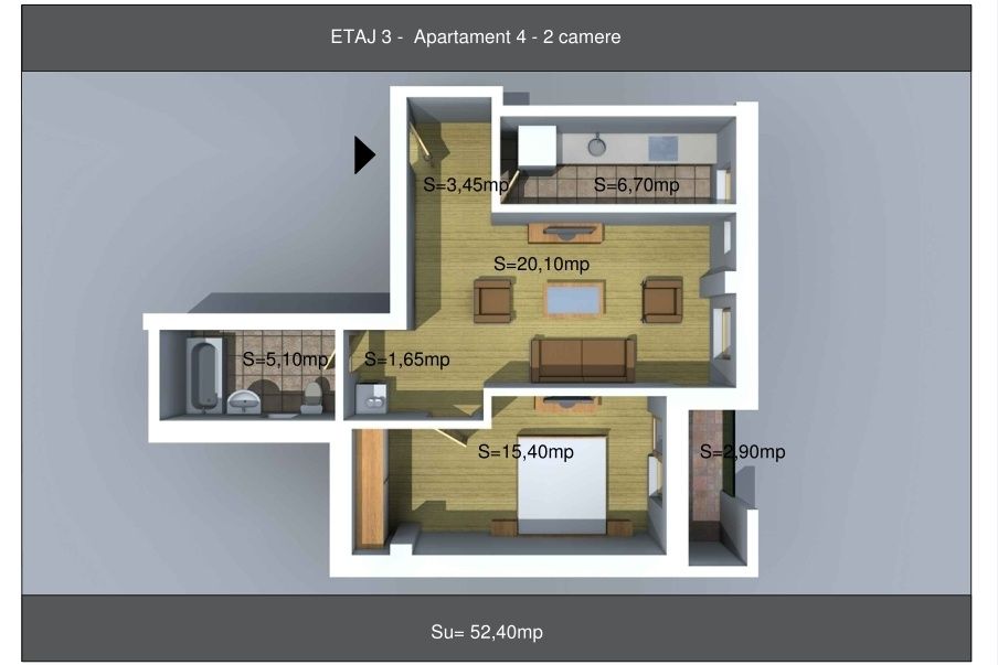 Apartament 2 Camere Bucurestii Noi,Soseaua Chitilei