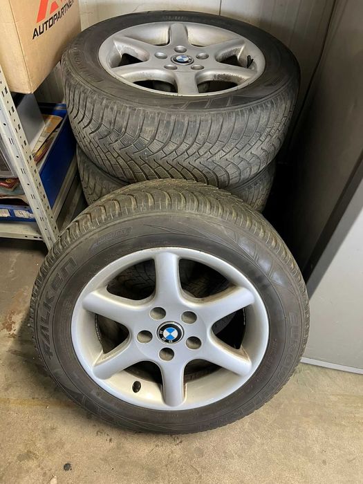 Jante Bmw e39 OZ Racing Saturn  Falken 225 55 16 M+S ET15 Butuc 74.1