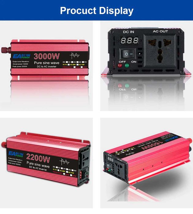 INVERTOR EASUN 1600w DC12v AC220v Unda Sinusoidala Pura