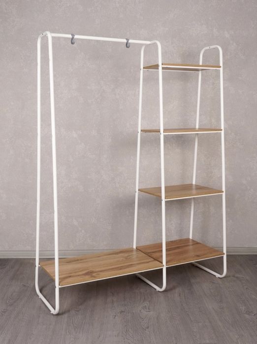 Вешалка с полочками