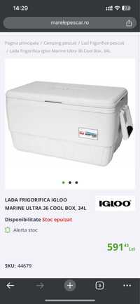 Lada frigorifica Igloo Marine ULTRA 36 COOL BOX, 34L