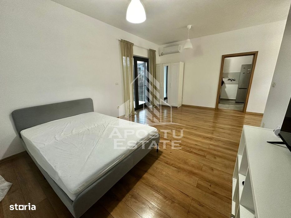 Apartament 1 camera, loc de parcare, centrala proprie, Giroc