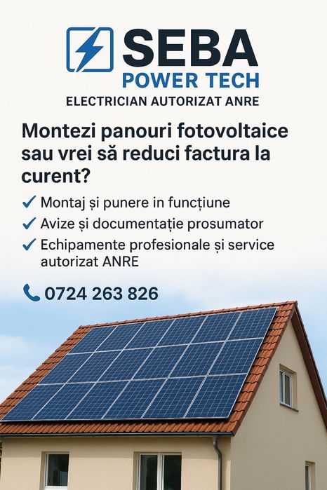 Instalez sisteme fotovoltaice