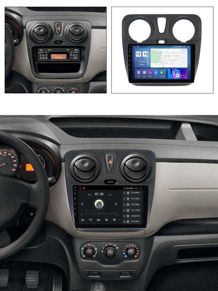 Navigatie Dacia Dokker 2012, Android 13, 9 INCH, 2GB RAM