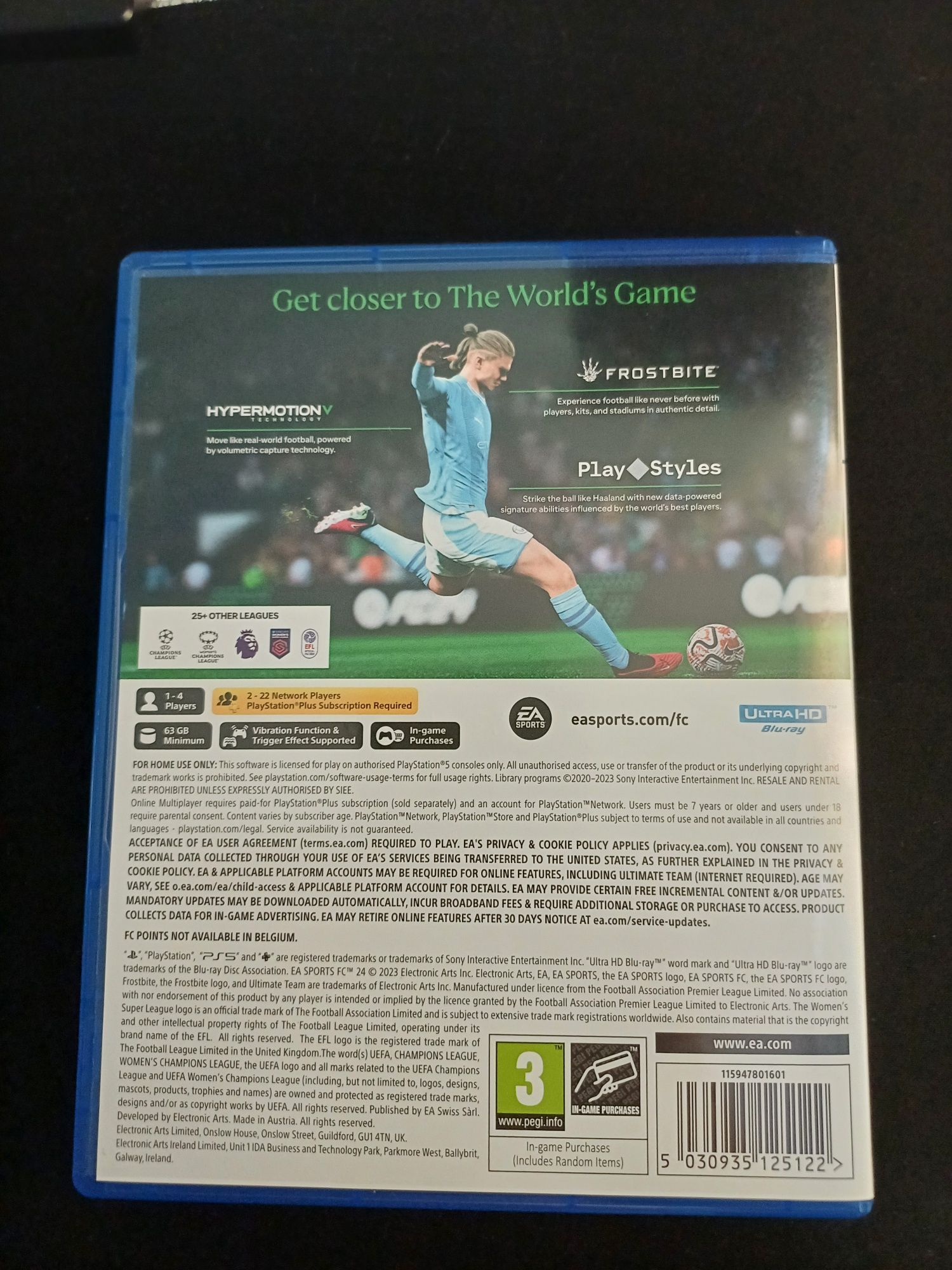 Продавам FC 24 за ПС5.