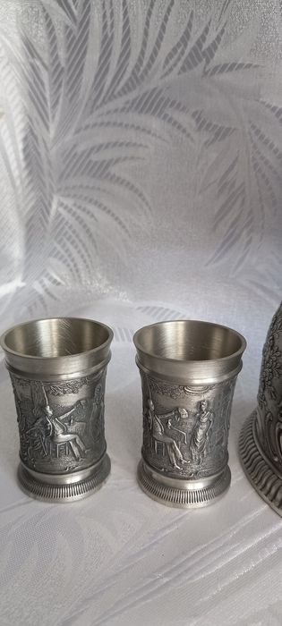 Немски Калаен сервиз за ракия шотове/Трофей сръндак, документ