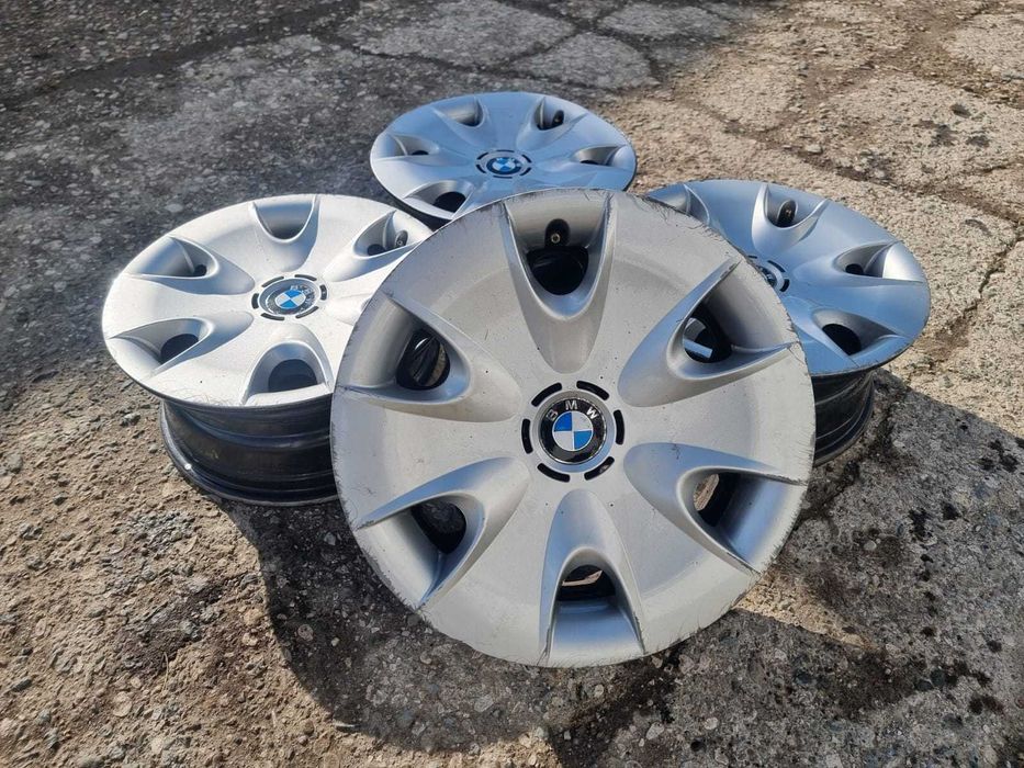 Jante Tabla + Capace 5x120 R16 ORIGINALE BMW Seria 1 e87,e81,e82,e88