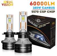 Becuri led H8 H9 H11 6000K Canbus led 5570