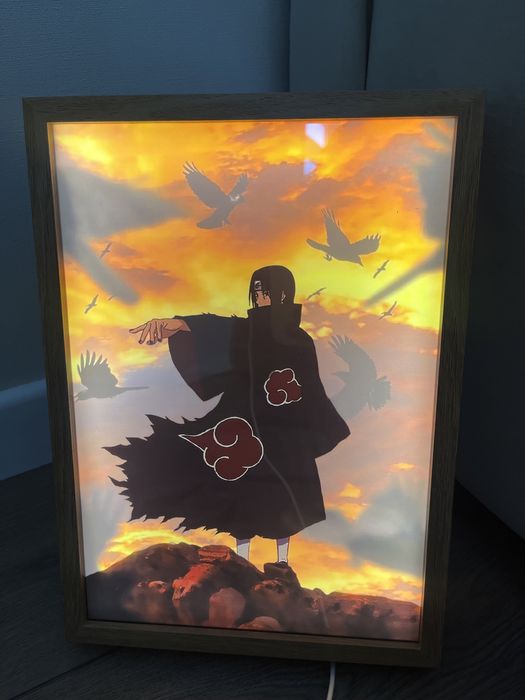 Светящаяся картина Итачи