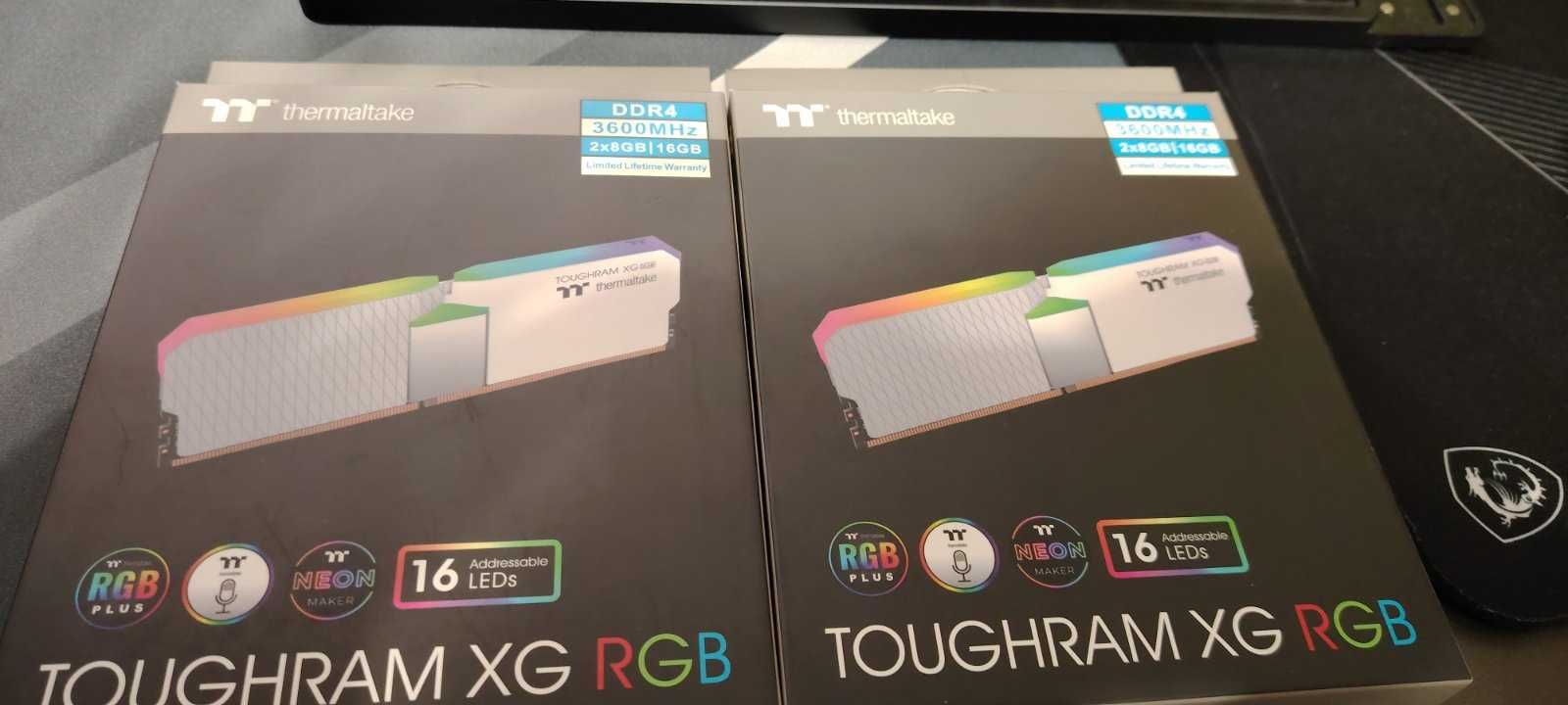 НОВА ! Рам памет Thermaltake XG RGB White 16GB (2x8GB)  3600MHz DDR4
